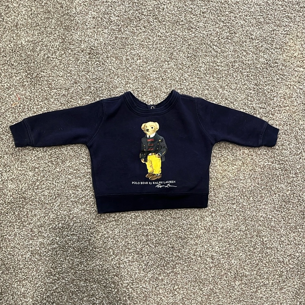Ralph Lauren polo bear 9 months sweatshirt